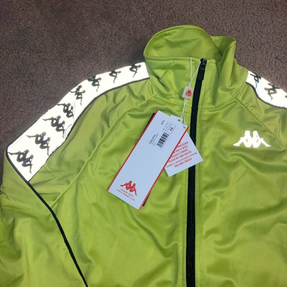 NWT Men’s Kappa Banda 222 Joseph reflective zip up jacket size x small - Picture 4 of 4